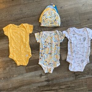 Onesie and hat lot